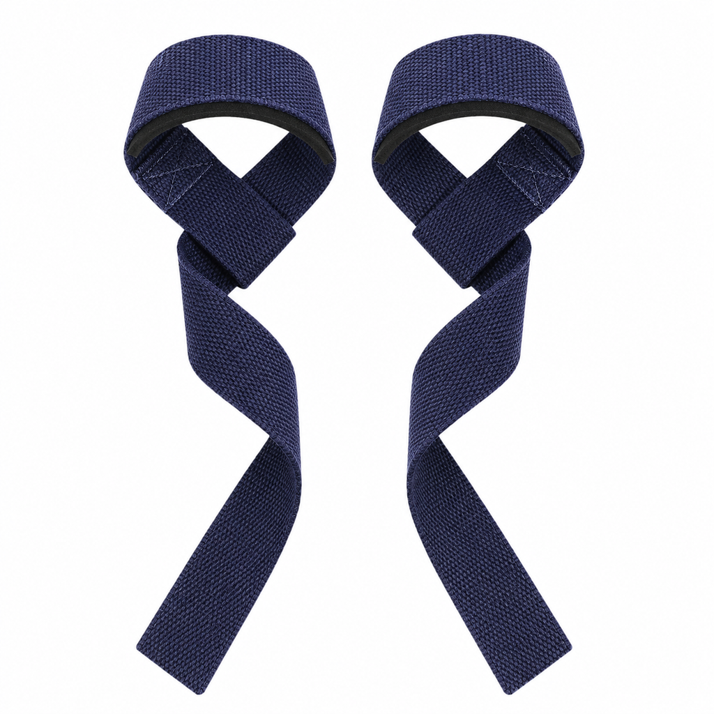Navy Blue Strength Lifting Straps