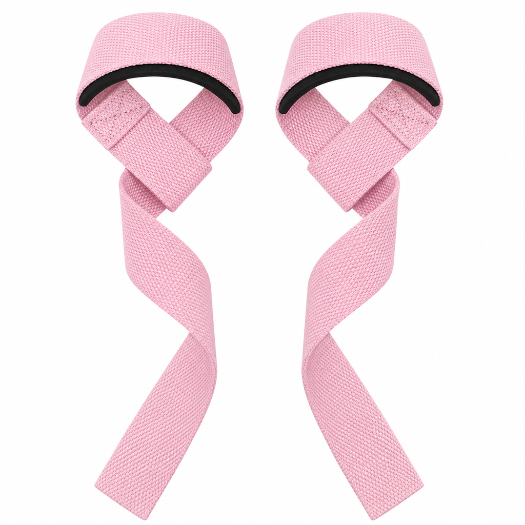 Pink Strength Lifting Straps