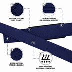 Navy Blue Strength Lifting Straps