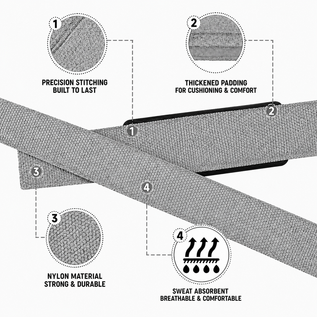 Grey Strength Lifting Straps